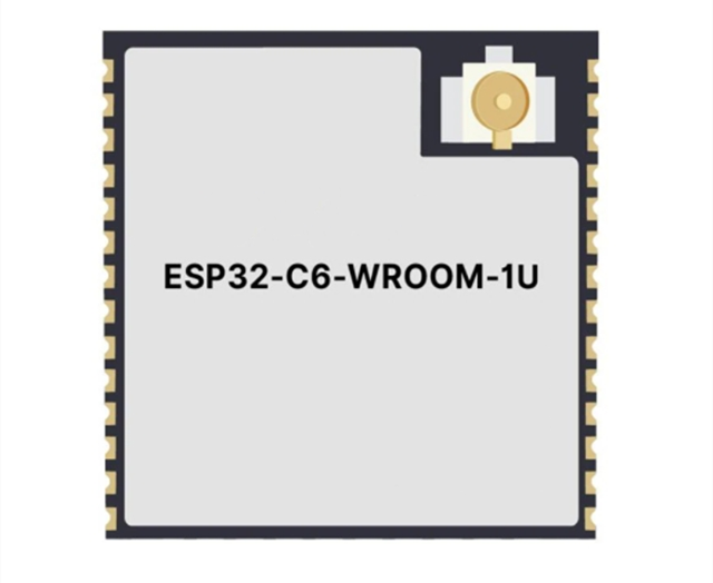 功能強大的ESP32-C6-WROOM-1U-N8 通用型Wi-Fi、IEEE 802.15.4和藍牙LE模塊