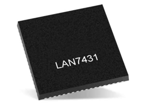 可提供4個LED，LAN7431-V/YXX PCIe 3.1轉(zhuǎn)10/100/1000Mbps以太網(wǎng)橋接器