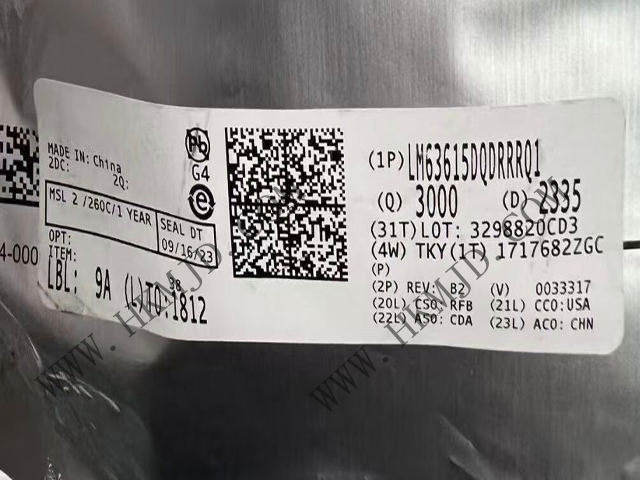 供應(yīng)德州儀器 LM63615DQDRRRQ1 3.5V 至 36V、1.5A 汽車降壓轉(zhuǎn)換器