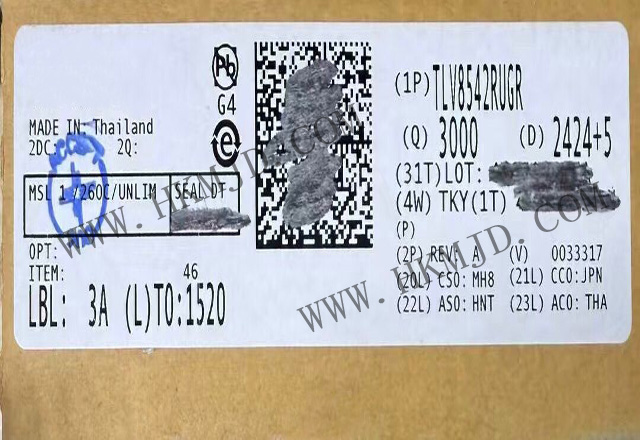 [供應 TI 放大器] TLV8542RUGR 500nA，RRIO 運算放大器